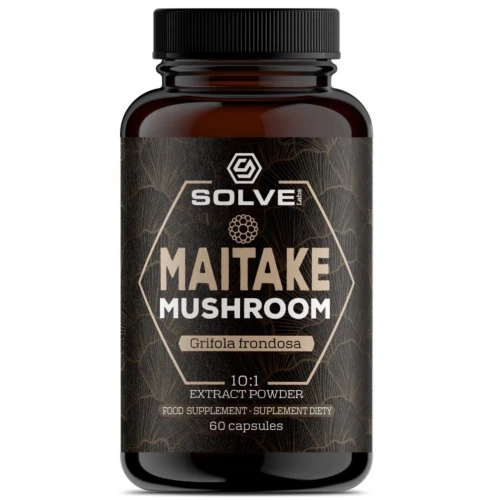 Solve Labs - Maitake (Żagwica listkowata) 10:1 - 60 kapsułek Solve Labs - Maitake (Żagwica listkowata) 10:1 - 60 kapsułek